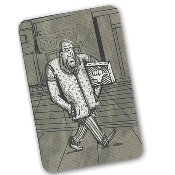 Drawings & Illustrations set of ( 3 ) cards design by artist Javier Martinez - Picture 2 of 4